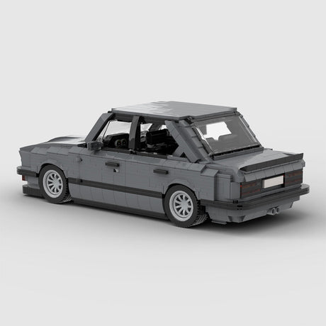 MOC-161114 BMW M5 E28 Dark Bluish Gray Klemmbausteine-LesDiy-Klemmbausteine