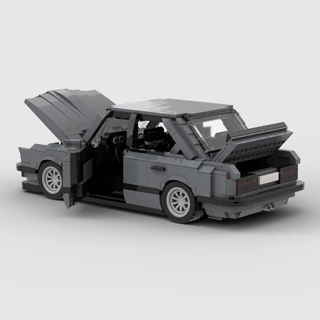 MOC-161114 BMW M5 E28 Dark Bluish Gray Klemmbausteine-LesDiy-Klemmbausteine