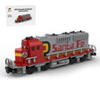 MOC - 161255 GP30 Santa Fe diesel locomotive train Klemmbausteine - LesDiy - Klemmbausteine