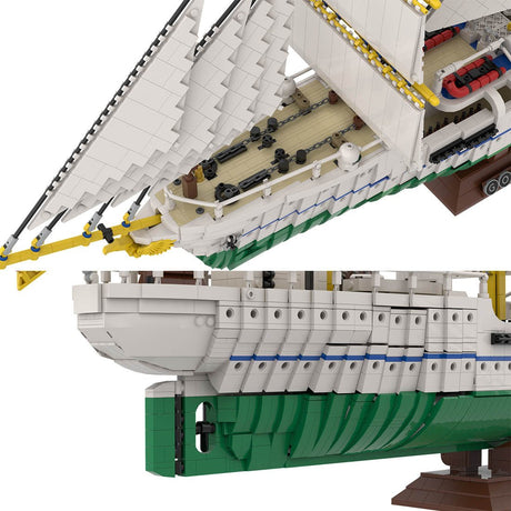 MOC - 162206 Gorch Fock Klemmbausteine - LesDiy - Klemmbausteine