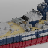 MOC - 163300 1/200 French Battleship Richelieu Klemmbausteine - LesDiy - Klemmbausteine