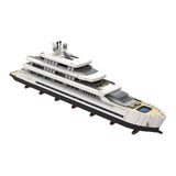 MOC - 164155 White Large Luxury Yacht Klemmbausteine - LesDiy - Klemmbausteine
