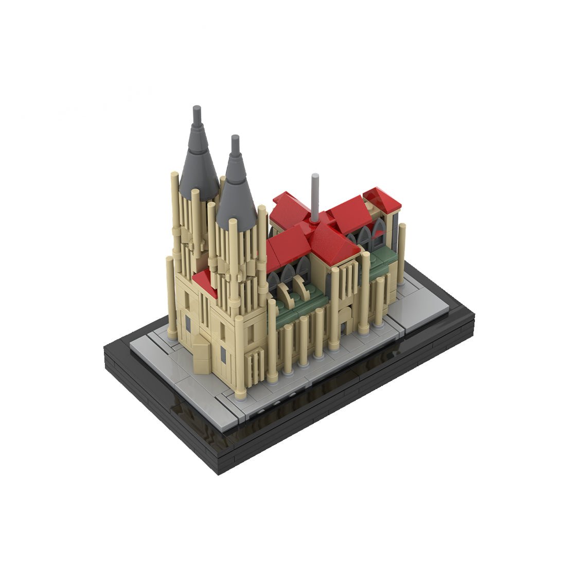 MOC - 166719 St. Peter Cathedral, Regensburg, Germany Klemmbausteine - LesDiy - Klemmbausteine