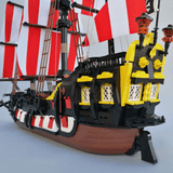 MOC - 166879 Medieval Barracuda - ship Klemmbausteine（ohne Segel） - LesDiy - Klemmbausteine
