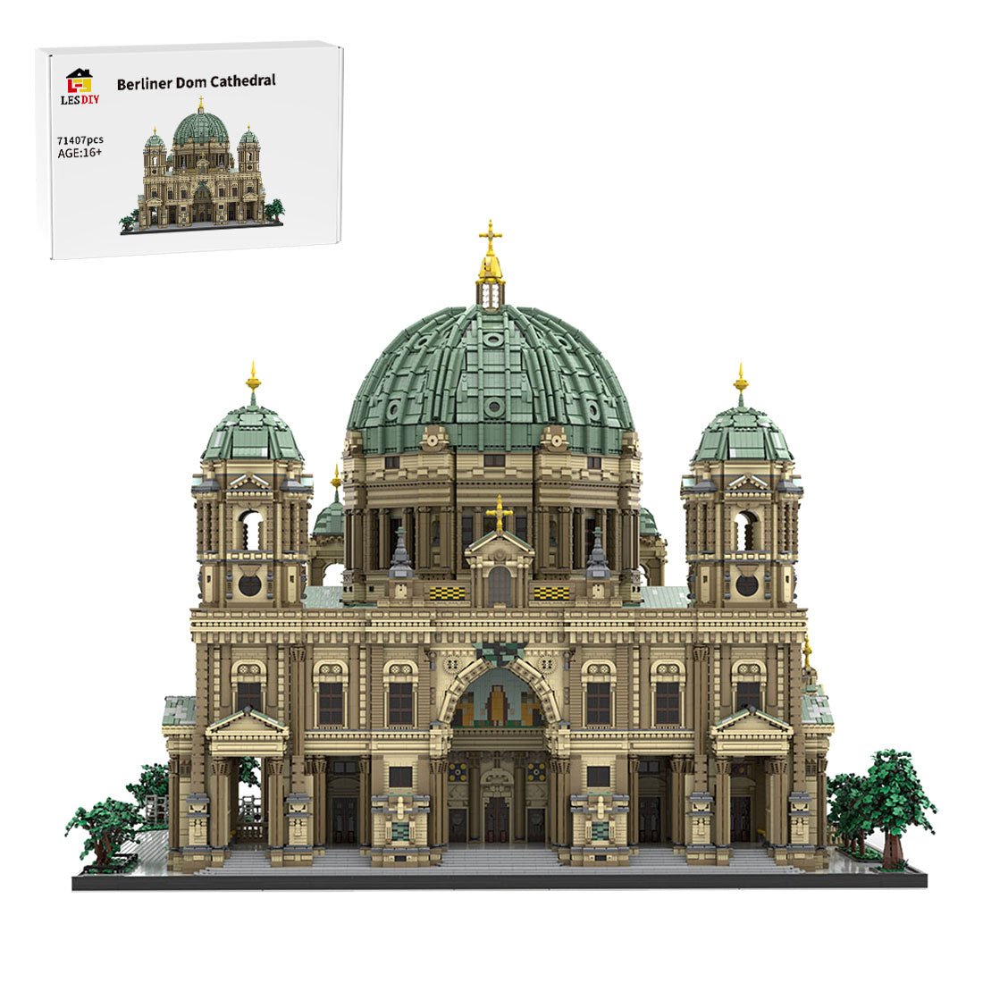 MOC - 169060 Berlin Cathedral Klemmbausteine - LesDiy - Klemmbausteine