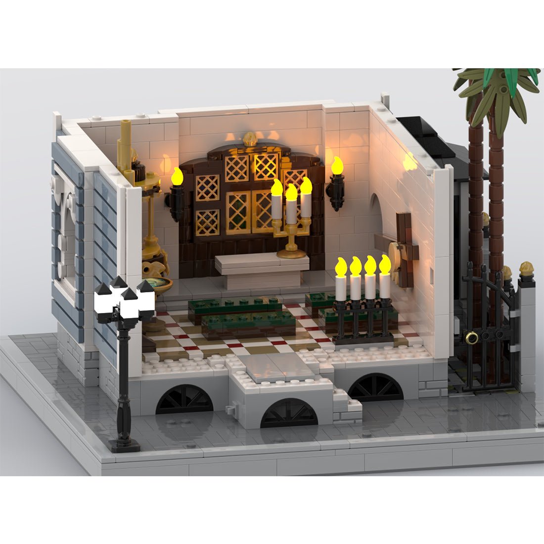 MOC - 169862 New Orleans Church Klemmbausteine - LesDiy - Klemmbausteine