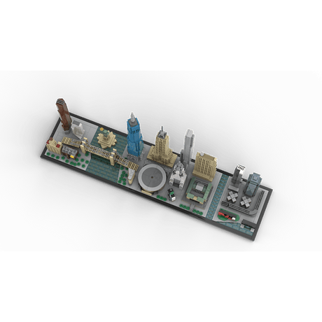 MOC - 171090 1/2000 ScaleNew York City Skyline Klemmbausteine - LesDiy - Klemmbausteine