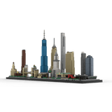 MOC - 171090 1/2000 ScaleNew York City Skyline Klemmbausteine - LesDiy - Klemmbausteine