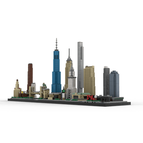 MOC - 171090 1/2000 ScaleNew York City Skyline Klemmbausteine - LesDiy - Klemmbausteine