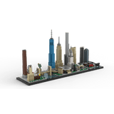 MOC - 171090 1/2000 ScaleNew York City Skyline Klemmbausteine - LesDiy - Klemmbausteine