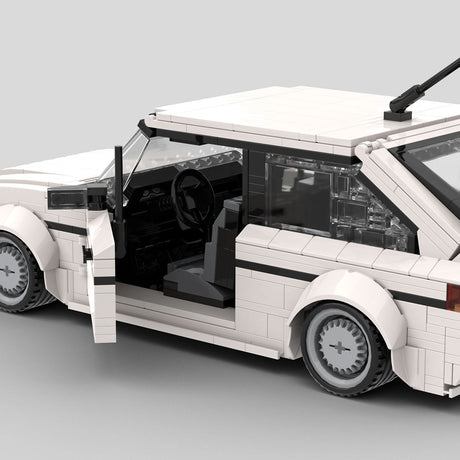 MOC-172054 VW Scirocco GL/GTX White Klemmbausteine-LesDiy-Klemmbausteine