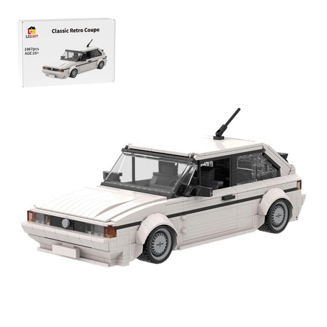 MOC-172054 VW Scirocco GL/GTX White Klemmbausteine-LesDiy-Klemmbausteine