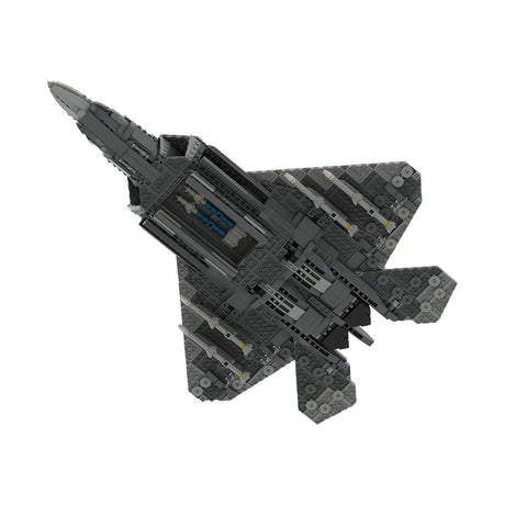 MOC - 172484 F - 22 RAPTOR - 1:35 Scale (v3) Klemmbausteine - LesDiy - Klemmbausteine