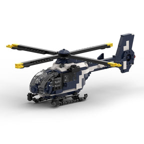 MOC - 173104 EC 135 gendarmerie Klemmbausteine - LesDiy - Klemmbausteine