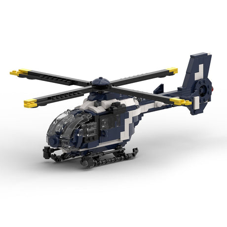 MOC - 173104 EC 135 gendarmerie Klemmbausteine - LesDiy - Klemmbausteine