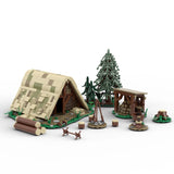 MOC - 173176 Medieval Woodcutter Lodge Klemmbausteine - LesDiy - Klemmbausteine