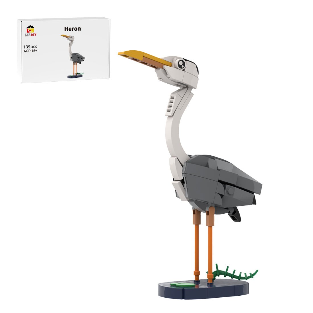 MOC - 173663 Heron Klemmbausteine - LesDiy - Klemmbausteine