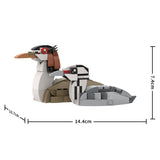 MOC - 175055 Great crested grebe and chick Klemmbausteine - LesDiy - Klemmbausteine