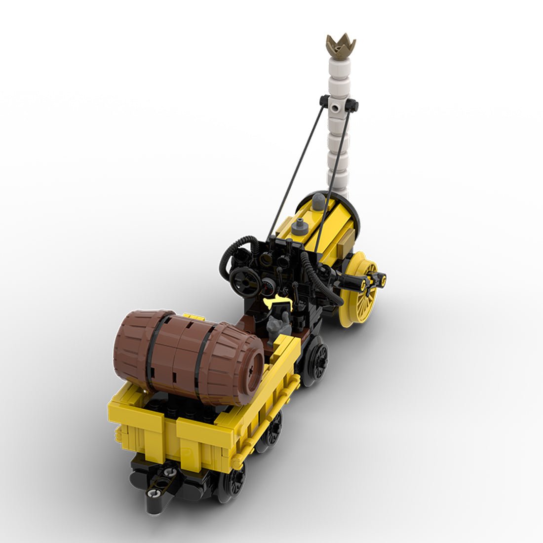 MOC - 175933 Stephenson's Rocket Klemmbausteine - LesDiy - Klemmbausteine
