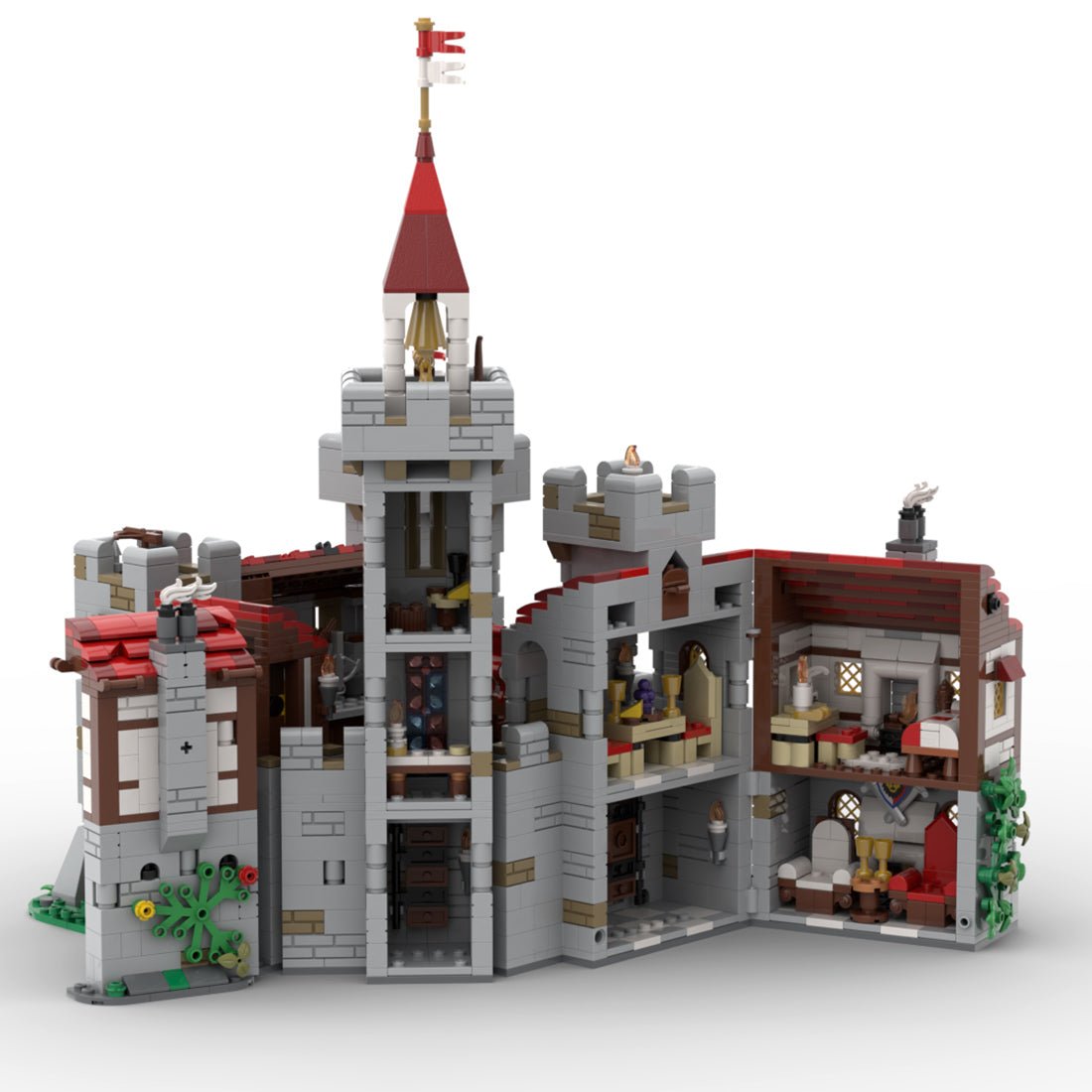 MOC - 176629 River Castle, Royal Knights Klemmbausteine - LesDiy - Klemmbausteine