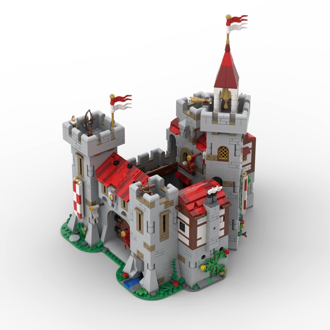 MOC - 176629 River Castle, Royal Knights Klemmbausteine - LesDiy - Klemmbausteine