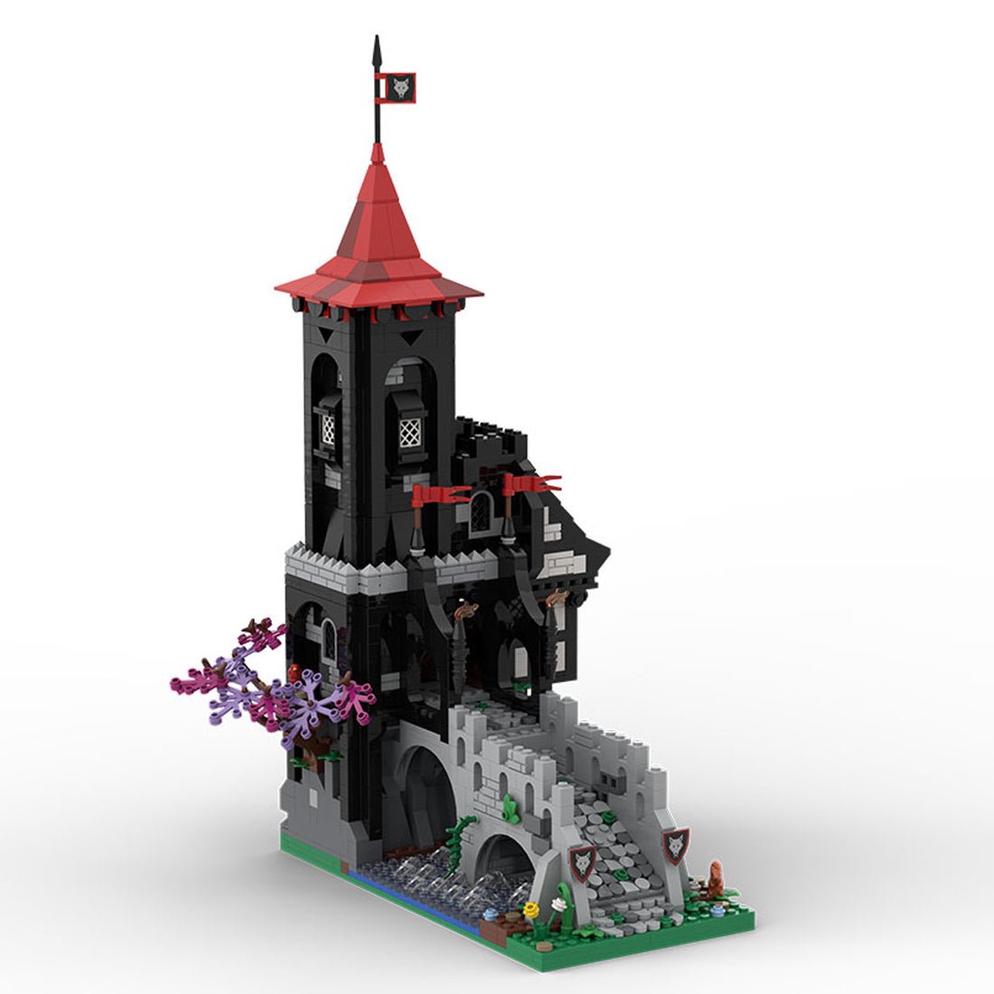 MOC - 177039 Wolfpack River Fort Klemmbausteine - LesDiy - Klemmbausteine