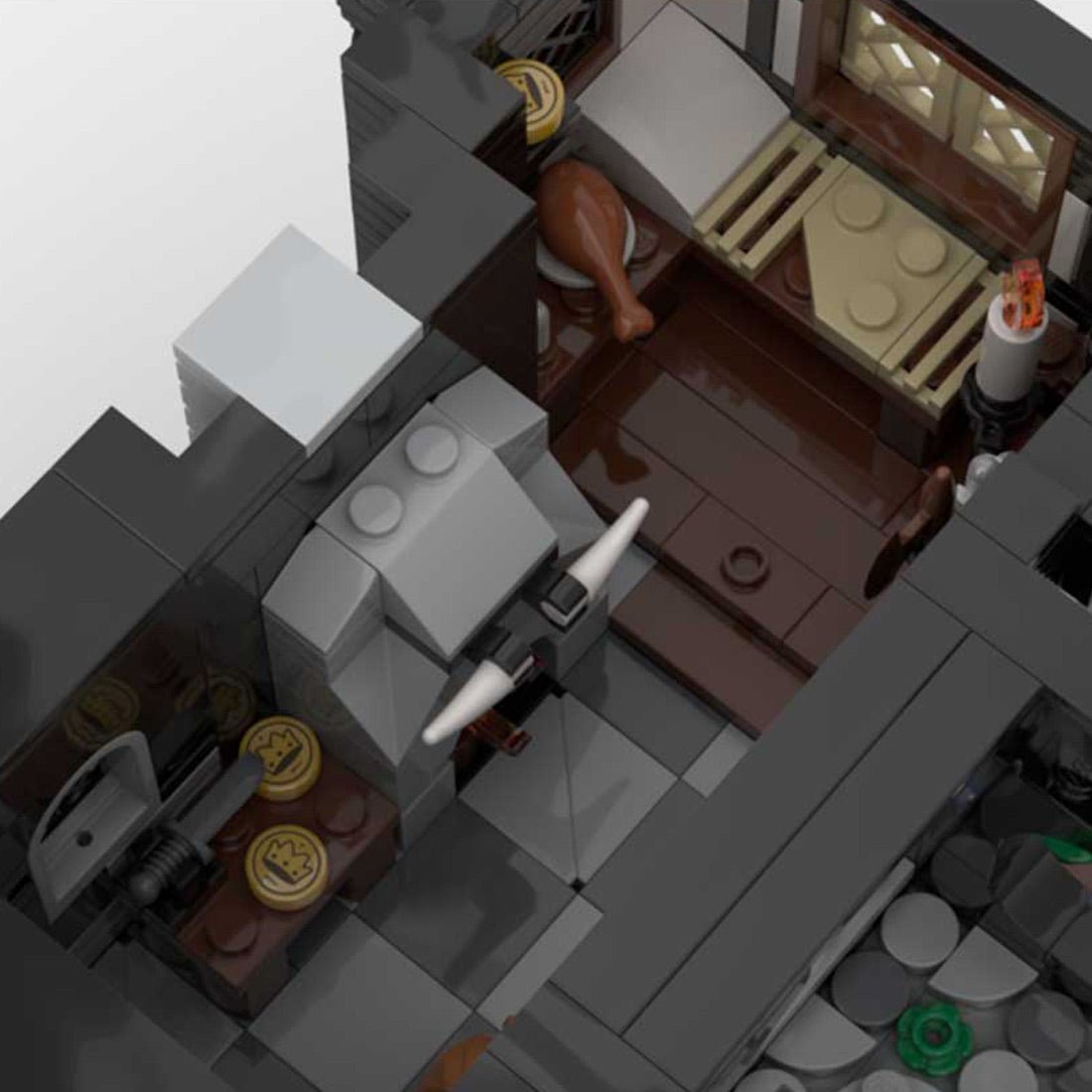 MOC - 177039 Wolfpack River Fort Klemmbausteine - LesDiy - Klemmbausteine