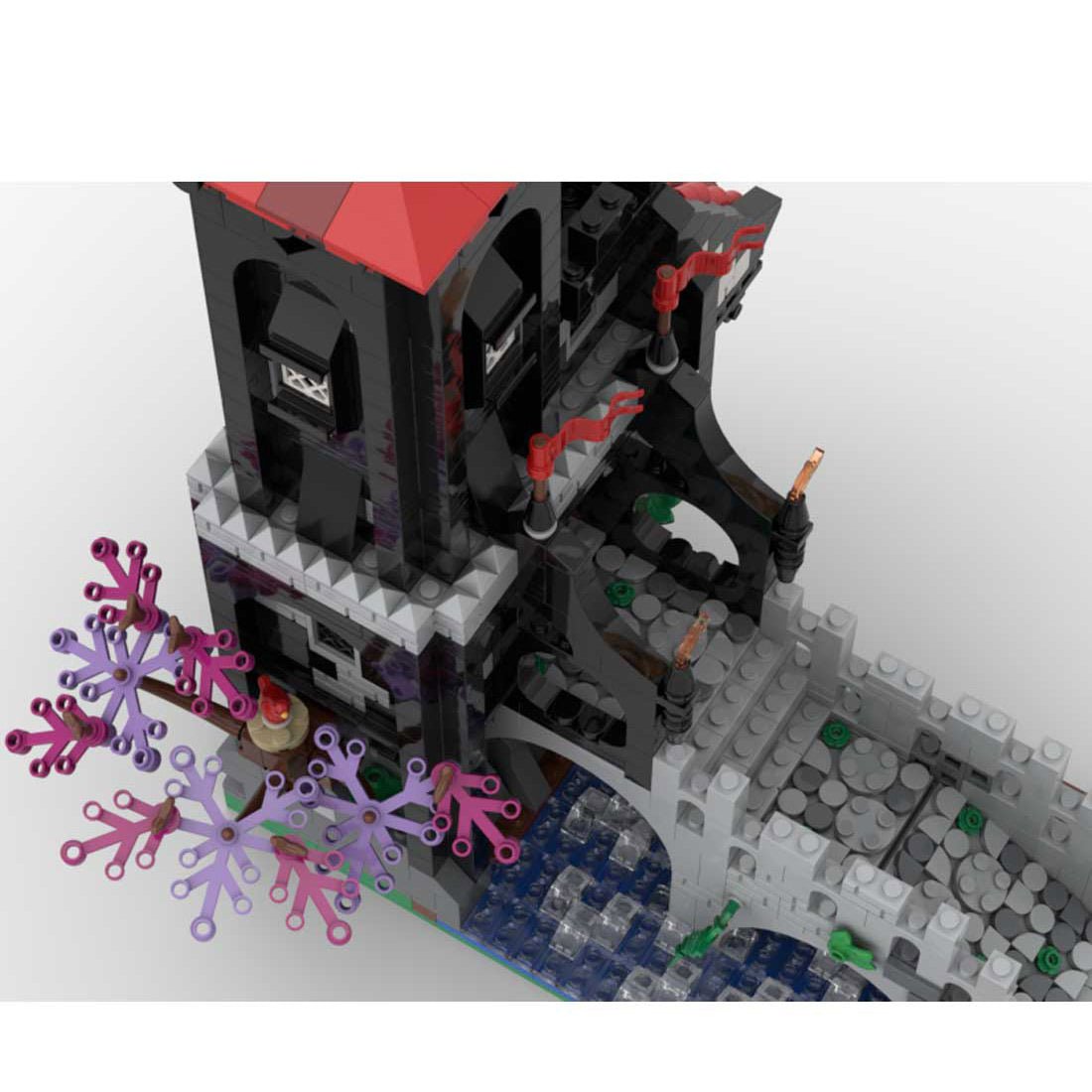 MOC - 177039 Wolfpack River Fort Klemmbausteine - LesDiy - Klemmbausteine