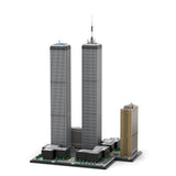 MOC - 177998 World Trade Center Complex im Maßstab 1:800 Klemmbausteine - LesDiy - Klemmbausteine