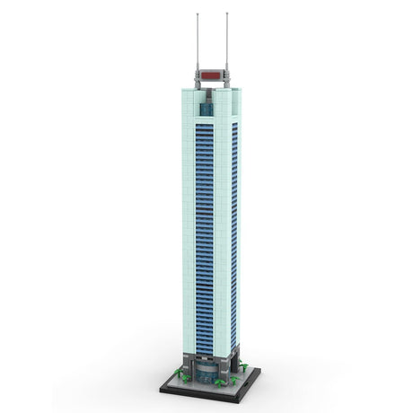 MOC - 181665 CITIC Plaza 1:800 Scale Klemmbausteine - LesDiy - Klemmbausteine