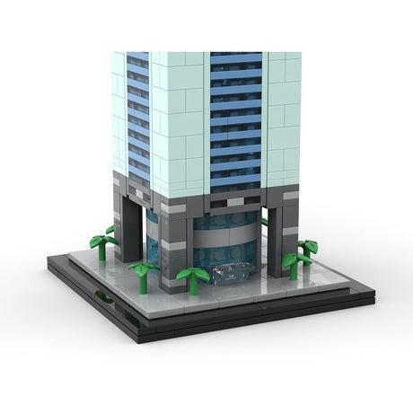 MOC - 181665 CITIC Plaza 1:800 Scale Klemmbausteine - LesDiy - Klemmbausteine