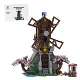 MOC - 182124 Medieval Forest Windmill Klemmbausteine - LesDiy - Klemmbausteine
