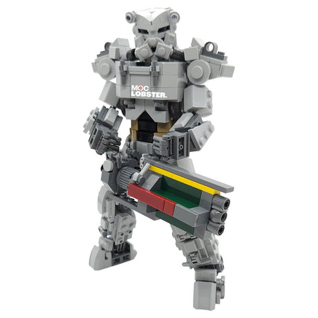 MOC - 182180 Fallout: BoS T - 60 Power Armor Klemmbausteine - LesDiy - Klemmbausteine