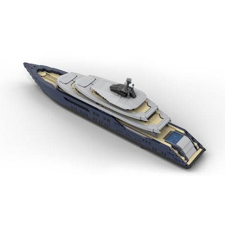 MOC - 185088 Luxury Yacht Klemmbausteine (Mini Scale) - LesDiy - Klemmbausteine