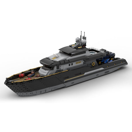 MOC - 185307 Explorer's Yacht Klemmbausteine - LesDiy - Klemmbausteine