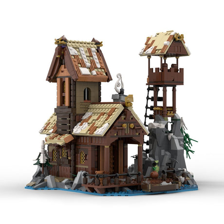 MOC - 185525 Viking Port House Klemmbausteine - LesDiy - Klemmbausteine