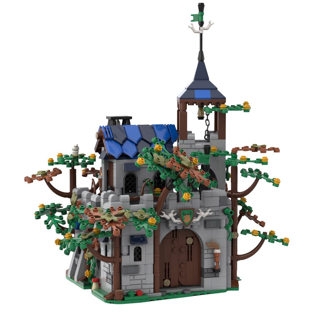 MOC - 185913 Castle Forest - Forestmens Klemmbausteine - LesDiy - Klemmbausteine