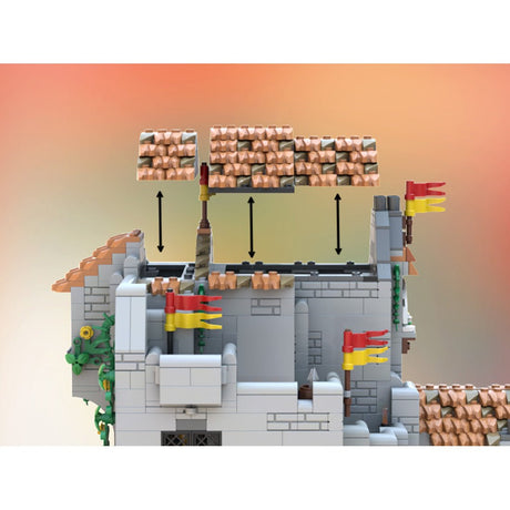 MOC - 187043 Lion's caslte Klemmbausteine - LesDiy - Klemmbausteine
