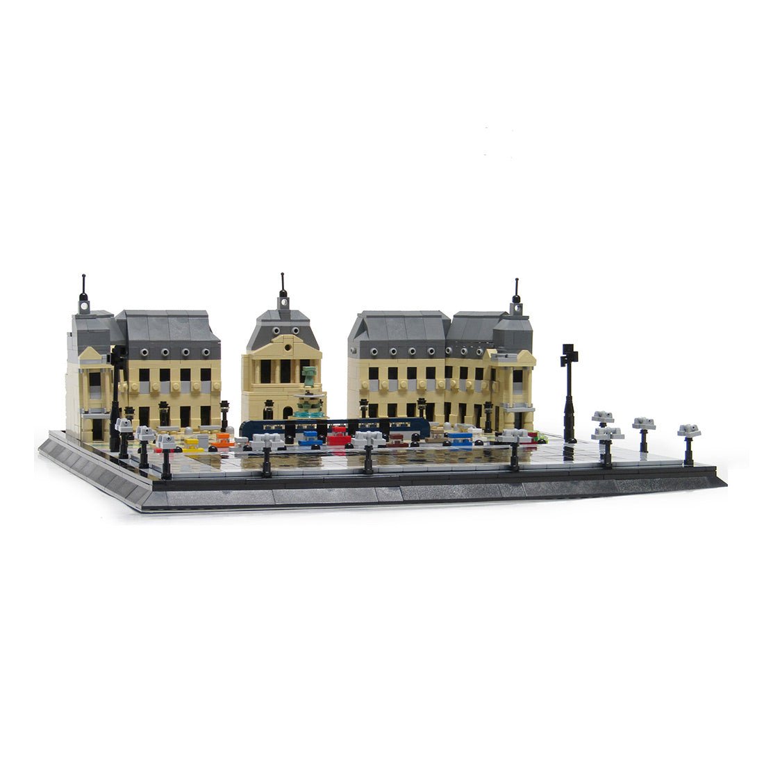 MOC - 187850 Bordeaux Miroir d'Eau micro model Klemmbausteine - LesDiy - Klemmbausteine