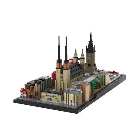 MOC - 188589 City of five towers, Halle (Saale), Germany Klemmbausteine - LesDiy - Klemmbausteine