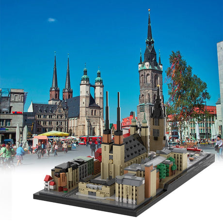 MOC - 188589 City of five towers, Halle (Saale), Germany Klemmbausteine - LesDiy - Klemmbausteine