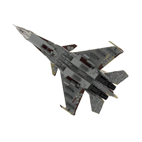 MOC - 188968 Sukhoi SU - 37 TERMINATOR - 1:34 Scale (v2) Klemmbausteine - LesDiy - Klemmbausteine
