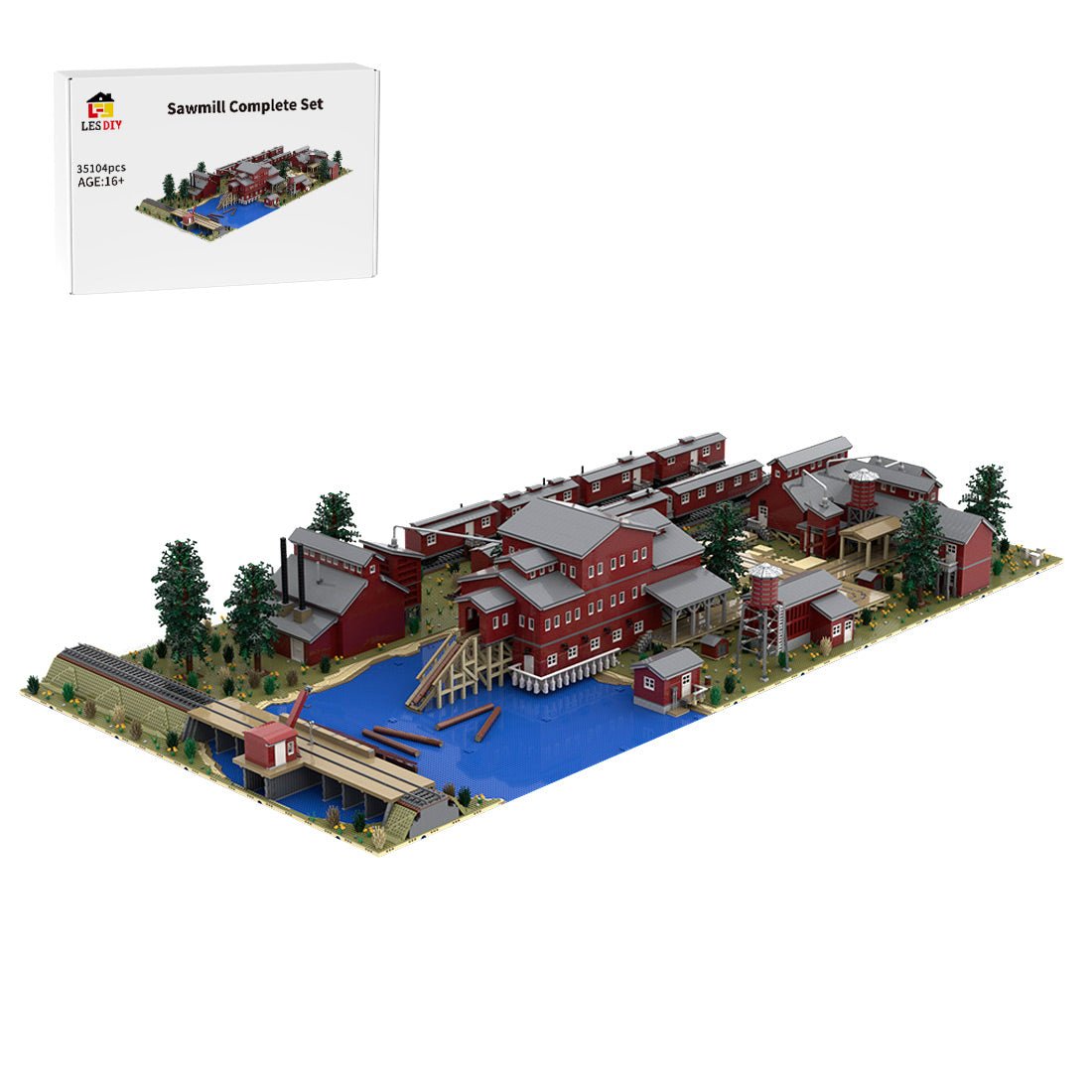 MOC - 192611 Sawmill Complete Set Klemmbausteine - LesDiy - Klemmbausteine