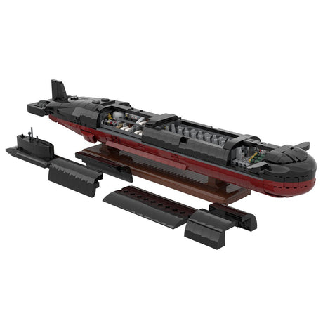 MOC - 193085 Typhoon Class Submarine klemmbausteine - LesDiy - Klemmbausteine
