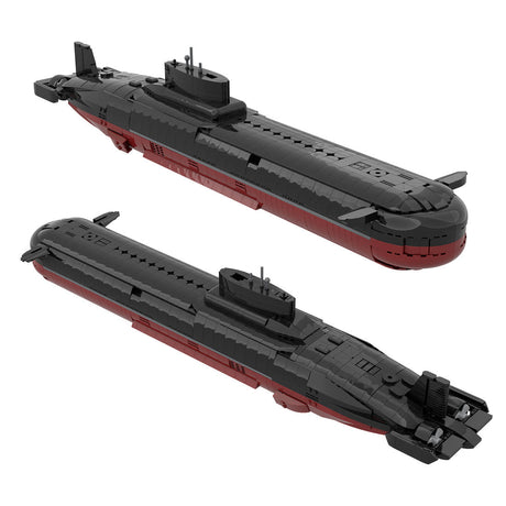 MOC - 193085 Typhoon Class Submarine klemmbausteine - LesDiy - Klemmbausteine