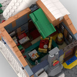 MOC - 197945 Modular Winter Post Office - Modification of Set 10339 Klemmbausteine - LesDiy - Klemmbausteine