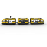 MOC - 198402 60423 Downtown tram (Dynamic Version/530PCS/Yellow) Klemmbausteine - LesDiy - Klemmbausteine