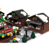 MOC - 201458 European Style Christmas Market Klemmbausteine - LesDiy - Klemmbausteine
