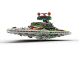 MOC - 201504 SW UCS Imperial Destroyer Christmas Mode Klemmbausteine - LesDiy - Klemmbausteine