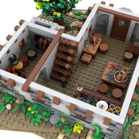 MOC-202047 Medieval tavern & inn Klemmbausteine-LesDiy-Klemmbausteine
